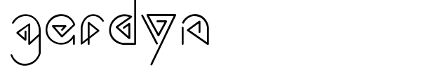 Gardyn font preview