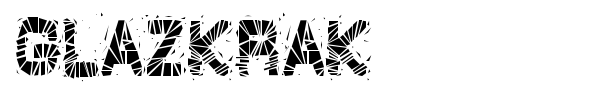 GlazKrak font