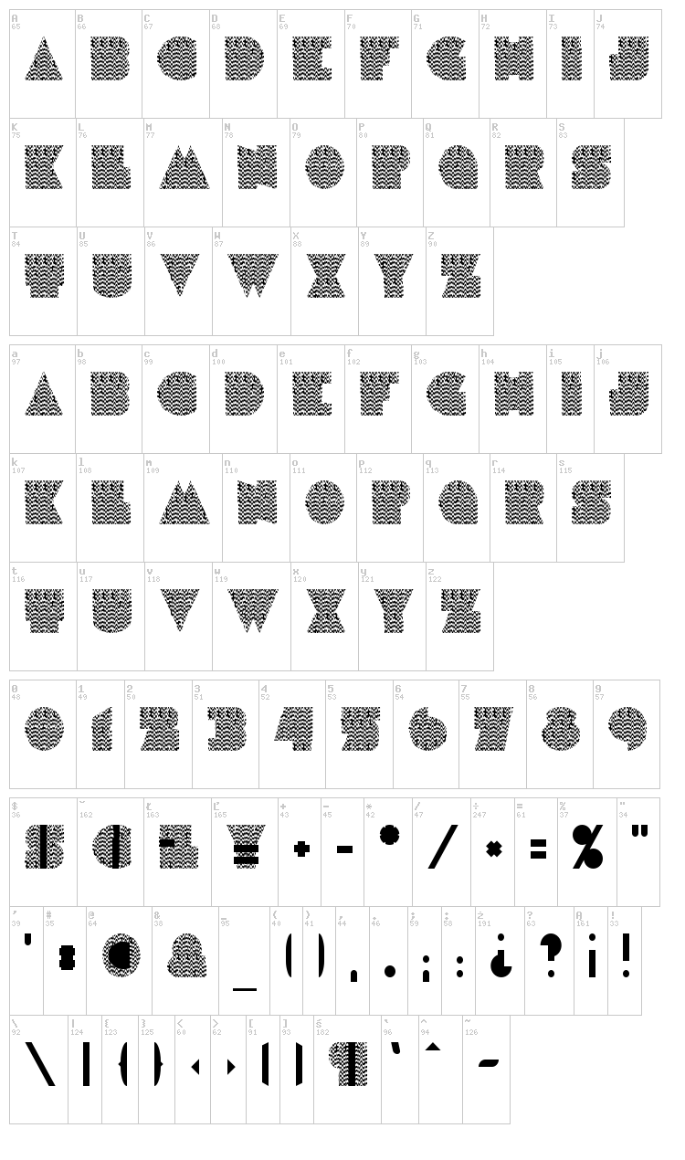 H1N1 font map
