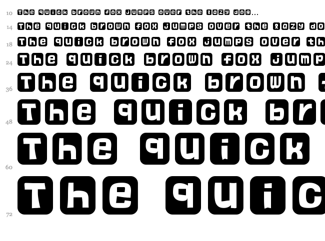 Hanko font waterfall