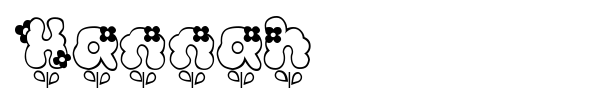Hannah font