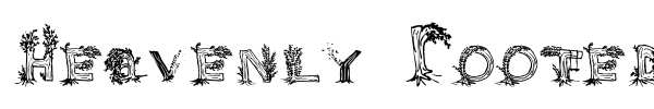Heavenly Rooted font
