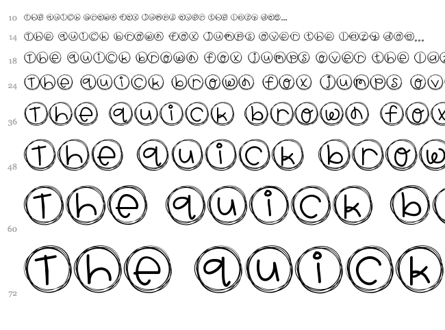 Hello Brag Tags font waterfall
