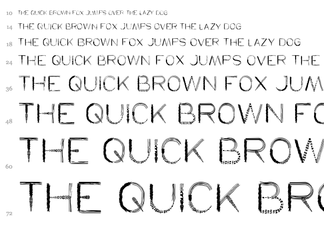 Herbalism font waterfall