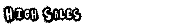 High Sales font
