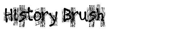 History Brush font
