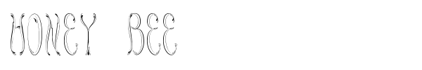 Honey Bee font