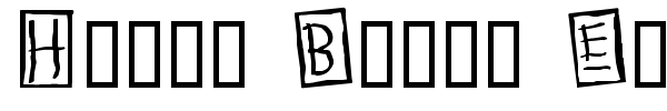 Human Brown Eye font