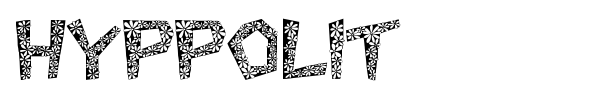Hyppolit font