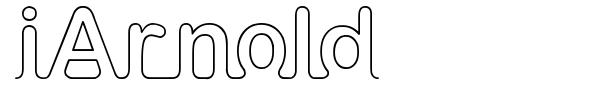 iArnold font preview