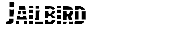 Jailbird font