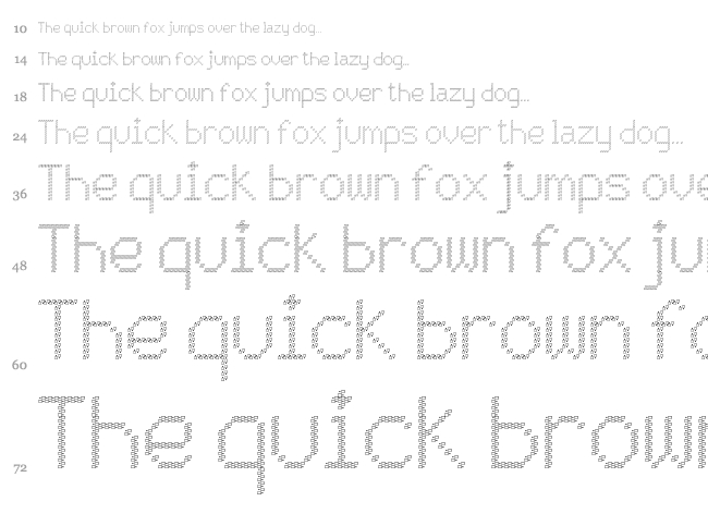 JD Persegi font waterfall