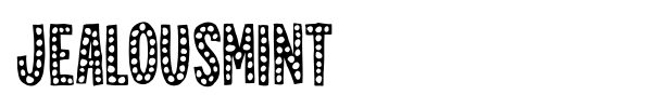 Jealousmint font