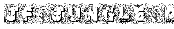 JF Jungle Rock font preview