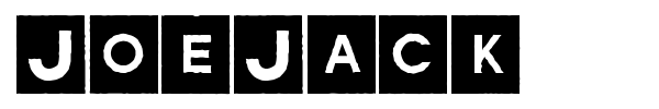 JoeJack font