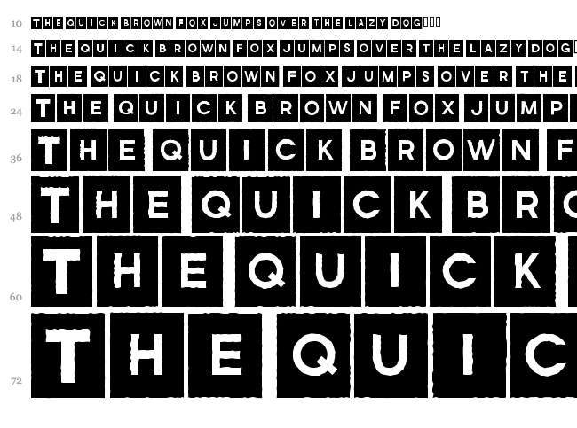 JoeJack font waterfall