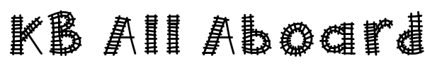 KB All Aboard font
