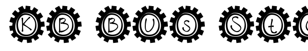 KB Bus Stop font