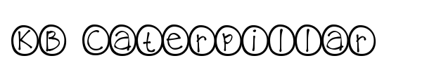 KB Caterpillar font