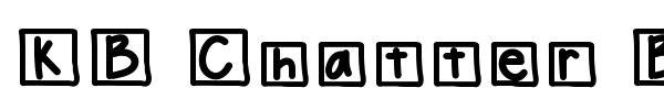 KB Chatter Box font