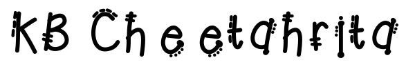 KB Cheetahrita font