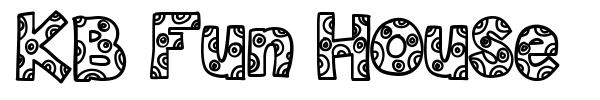 KB Fun House font