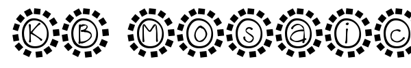 KB Mosaic font