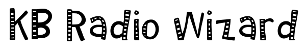 KB Radio Wizard font