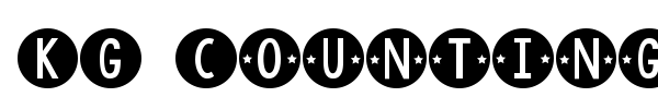 KG Counting Stars font
