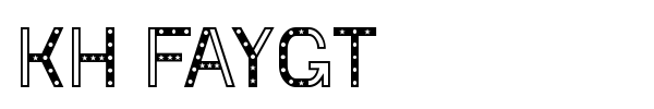 KH Faygt font