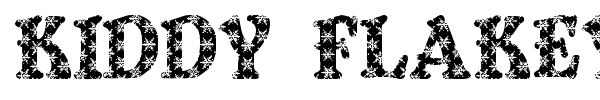 Kiddy Flakey font