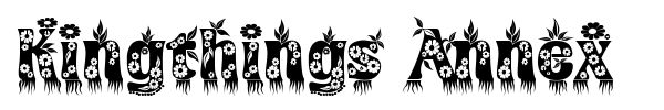 Kingthings Annex font