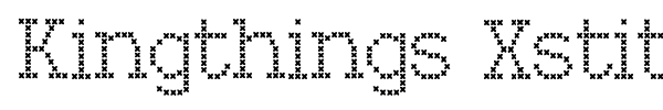 Kingthings Xstitch font