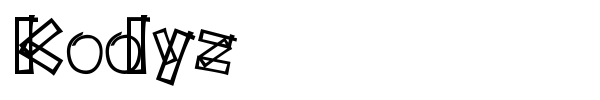 Kodyz font