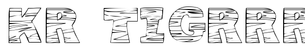 KR Tigrrr font