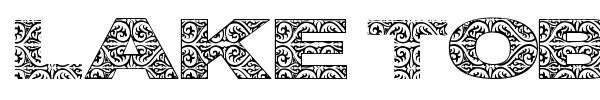 Lake Toba font