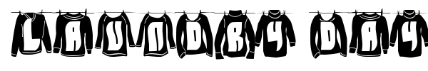 Laundry Day font