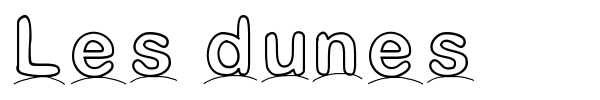 Les dunes font