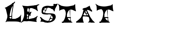 Lestat font