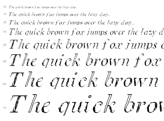 Lets Do Brunch font waterfall