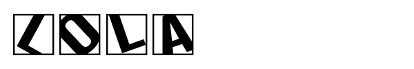 Lola font