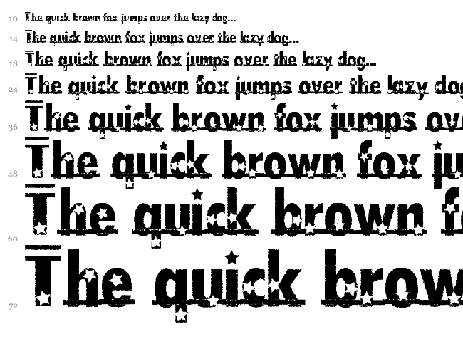 Loserboi Allstar font waterfall