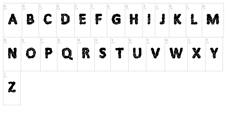 Lost in the Fontrest font map