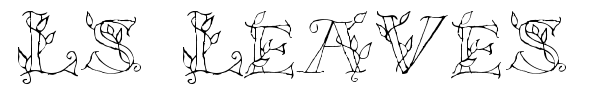 LS Leaves font