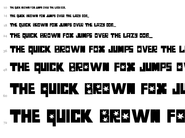 Luchitas font waterfall