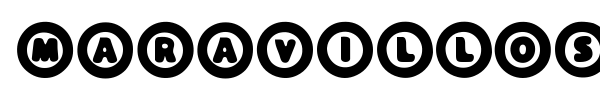 Maravilloso font