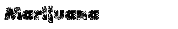 Marijuana font