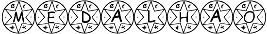 Medalh&#227;o font