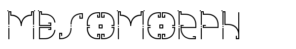 Mesomorph font