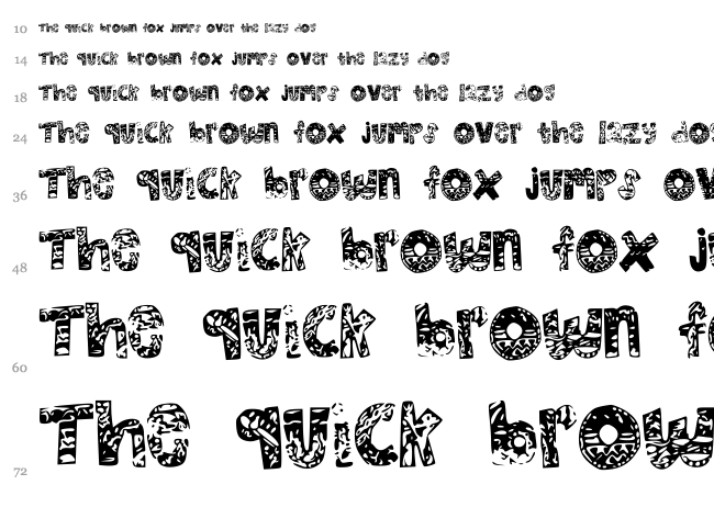 MHV Sunkissed Dolphin font waterfall